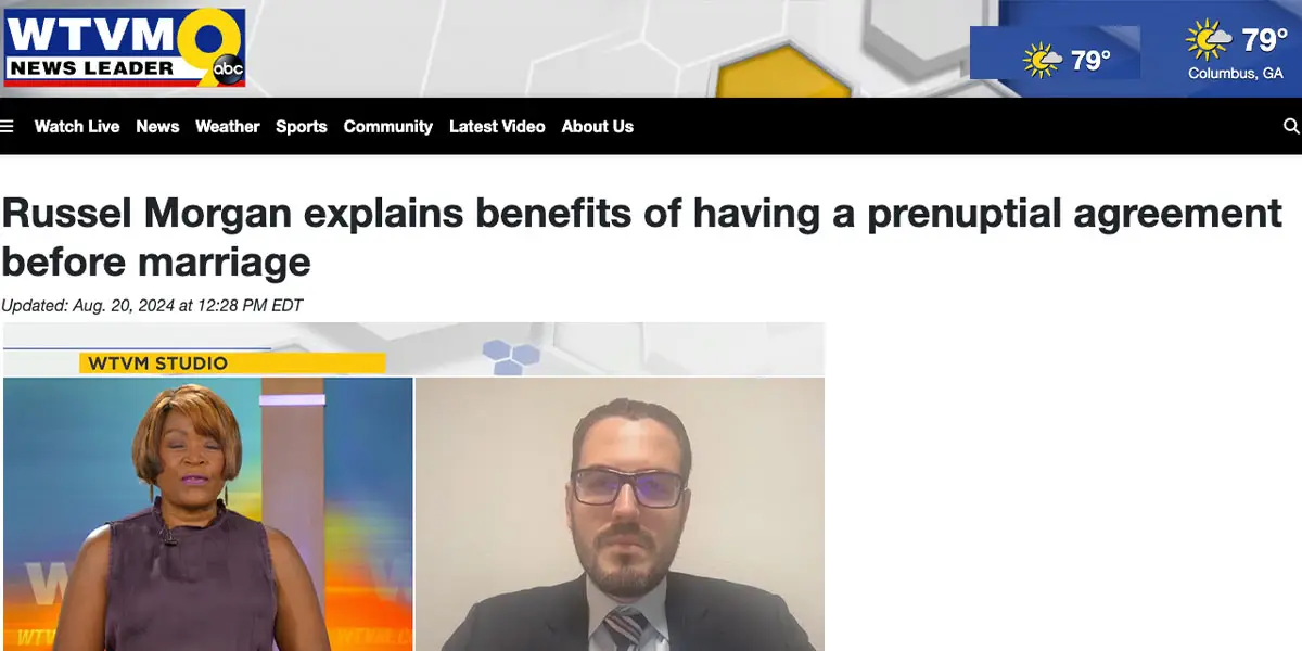 The Benefits of Having a Prenuptial Agreement Before Marriage – Insights from Russel Morgan