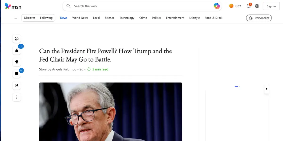 Can the President Remove the Fed Chair?