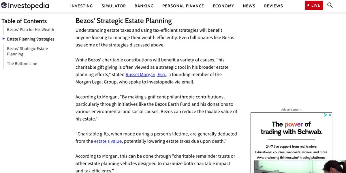 Jeff Bezos’ Estate Plan: Billionaire Guide
