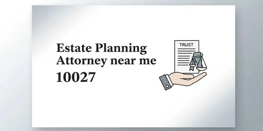 Estate Planning Attorney near me 10027