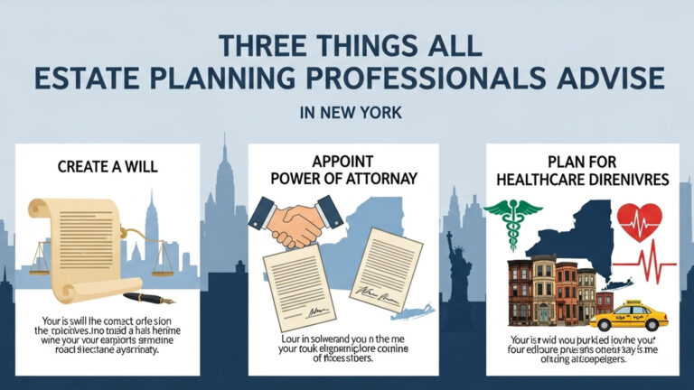 Three Things All Estate Planning Professionals Advise