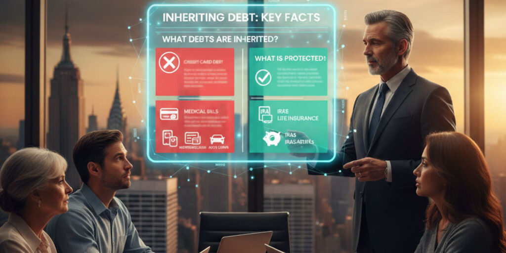 Do credit card debts pass on to legal heirs?