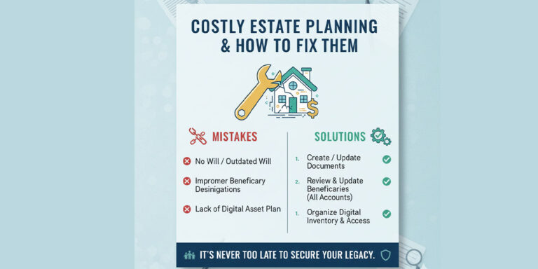 These costly estate planning mistakes can be fixed