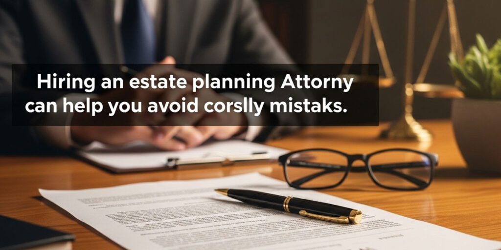 Hiring an estate planning Attorney can help you avoid costly mistakes