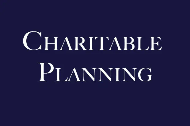 Charitable Planning