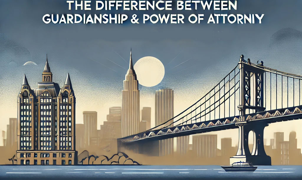 What is the difference between guardianship and power of attorney in NY?
