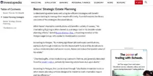 Estate Planning Strategies Inspired by Jeff Bezos