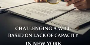 Challenging a Will Based on Lack of Capacity in New York