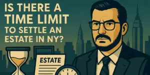 Is there a time limit to settle an estate in NY