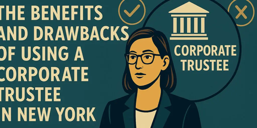 The Benefits and Drawbacks of Using a Corporate Trustee in New York