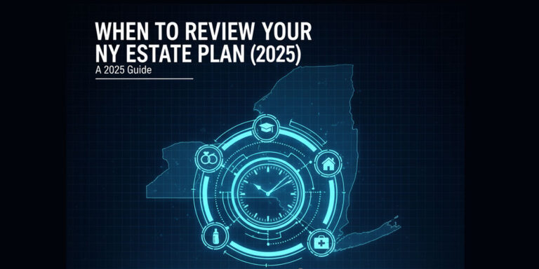 When to Review Your NY Estate Plan: A 2025 Guide