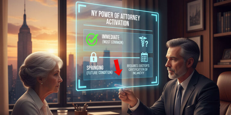 When does Power of Attorney take effect NY