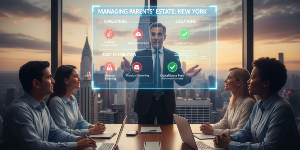 Managing parent's estate New York